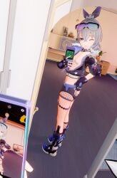 silver wolf (honkai: star rail) from honkai: star rail by 3dimmanimations