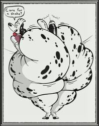 1boy ass bartender big_ass canine dalmatian huge_ass hyper hyper_ass metrothefox thick_ass thick_thighs thighs