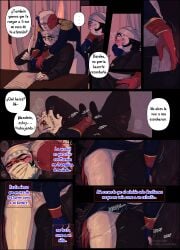 2boys blush chubby chubby_male clothing comic countryhumans estandarte_de_morelos_(countryhumans) fat french_empire_(countryhumans) male male_only mucho_texto national_personification rodenn_mmdisimo spanish_text text translation_request yaoi