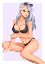 atlus breasts female female_only persona persona_5 rrl0215 sae_niijima solo swimsuit