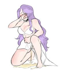 1girls alternate_costume bikini blush camilla_(fire_emblem) crying embarrassed female female_only fire_emblem fire_emblem_fates flowers-omo moonaurelia nintendo omorashi peeing peeing_self purple_hair solo source_request swimsuit urine urine_pool urine_stream wetting wetting_self white_background white_bikini white_swimsuit