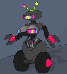 big_ass big_breasts big_butt candy_cadet coin_slot five_nights_at_freddy's freddy_fazbear's_pizzeria_simulator methados no_face robot robot_girl robot_hands robot_humanoid robot_joints thick thick_ass thick_legs thick_thighs wheel wheel_feet wheels wide_hips wide_thighs
