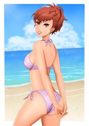 ass atlus female female_only female_protagonist_(persona_3) kotone_shiomi persona persona_3 rrl0215 sideboob solo tagme