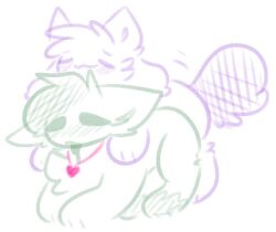 crystal_(kittydogcrystal) doodle doodles furry furry_only humping kittydog_(species) kittydogcrystal