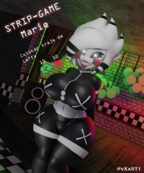 1girls 3d 3d_(artwork) big_breasts breasts cally3d clazzey cryptiacurves curvy fazclaire's_nightclub female female_only five_nights_at_freddy's five_nights_at_freddy's_2 fnaf fredina's_nightclub hourglass_figure huge_breasts looking_at_viewer marie_(cally3d) marie_(cryptia) marionette_(fnaf) puppet_(cally3d) puppet_(fnaf) scottgames smile strip_game thick_thighs voluptuous vxast wide_hips