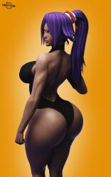 shihouin yoruichi from bleach by grvty3d