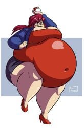 axel-rosered bbw belly_overhang big_belly big_breasts big_female blush chubby chubby_female embarrassed fat fat_ass fat_female fat_fetish fat_girl fat_woman fatty glasses high_heels huge_belly large_female lorelei_(pokemon) massive_belly obese obese_female overweight overweight_female plump pokeball pokemon pork_chop red_high_heels thick_thighs weight_gain