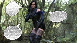 3d ballbusting castration dazbblover female fighting the_witcher_(series) yennefer