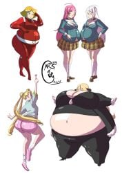 2014 akashiya_moka axel-rosered bbw belly_overhang big_belly big_breasts big_butt big_female bishoujo_senshi_sailor_moon blush butt butt_expansion chubby chubby_female clothing clover_(totally_spies) cynthia_(pokemon) embarrassed fat fat_ass fat_female fat_fetish fat_girl fat_woman fatty female female_only hand_on_belly huge_belly huge_butt inner_moka large_breasts large_butt large_female medium_breasts morbidly_obese morbidly_obese_female multiple_girls obese obese_female overweight overweight_female plump pokemon pork_chop rosario+vampire shorts thick_thighs totally_spies usagi_tsukino weight_gain