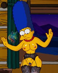 marge simpson from the simpsons by terry lobo