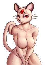 1girls anthro belly belly_button big_breasts breasts cooliehigh creatures_(company) fangs feline fellatio female female_only fur game_freak generation_1_pokemon nintendo persian pokémon_(species) pokemon pokemon_rgby tagme tail url