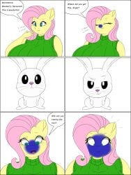 big_breasts blueberry_inflation breasts female fluttershy_(mlp) friendship_is_magic hair_on_head hasbro lj_caffie my_little_pony tagme thick_thighs wide_hips