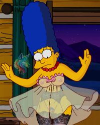 marge simpson from the simpsons by terry lobo