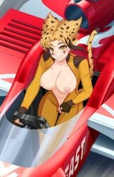 breasts catara_(crush_crush) cheetah_tail crush_crush nipples sad_panda_studios yellow_hair