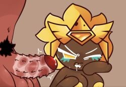 1boy 1boy1girl 1girl1boy after_oral after_orgasm big_breasts blonde_female blonde_hair burning_spice_cookie cookie_run cookie_run_braverse cookie_run_kingdom cum cum_in_mouth cum_inside cyan_makeup dark-skinned_female dark_skin female foreskin gem_on_forehead golden_cheese_cookie grimace hairy hairy_cock hairy_dick hairy_penis heterosexual heterosexual_female heterosexual_male holding holding_mouth holding_mouth_open makeup michelle_mangov7 red_body red_skin red_skinned_male saliva saliva_on_cock saliva_on_dick saliva_on_penis spiked_cock spiked_dick spiked_penis spikes straight straight_couple sweat sweatdrop sweating white_eyelashes yellow_hair yellow_hair_female yellow_nipples
