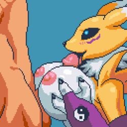 1:1 2024 3_fingers animated anthro anthro_focus anthro_penetrated areola armwear armwear_only balls bandai_namco big_breasts black_claws black_nose black_sclera blue_background blue_eyes bodily_fluids breast_play breasts bridal_gauntlets bridal_gauntlets_only claws clothing cum cum_in_mouth cum_inside cum_on_face cumshot digimon digimon_(species) digiphilia digital_media_(artwork) dipstick_ears duo ear_markings ejaculation erection faceless_character faceless_human faceless_male facial_markings fellatio female female_anthro female_focus female_penetrated fingers fur genital_fluids genitals glans hand_on_breast hand_on_own_breast head_markings heart_symbol holding_breast human human_on_anthro human_penetrating human_penetrating_anthro human_penetrating_female interspecies juicydots_(artist) licking light-skinned_male light_body light_skin looking_at_another looking_at_partner looking_up looking_up_at_partner low_res male male/female male_human male_penetrating male_penetrating_anthro male_penetrating_female mammal markings mostly_nude mostly_nude_anthro mostly_nude_female multicolored_body multicolored_ears multicolored_fur neck_tuft nipples nude nude_human nude_male open_mouth oral oral_penetration orgasm penetration penile penis penis_between_breasts penis_in_mouth penis_lick pink_areola pink_glans pink_nipples pink_tongue pixel_(artwork) pixel_animation purple_markings renamon saliva sex side_view simple_background smile solo_focus titfuck_fellatio titjob tongue tongue_out tuft white_body white_breasts white_ears white_fur yellow_body yellow_ears yellow_fur yin_yang