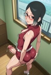 sarada uchiha from boruto: naruto next generations by gode777ai