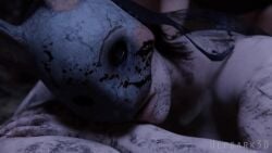 3d animated athletic_female big_ass big_butt big_thighs dead_by_daylight human huntress_(dead_by_daylight) light-skinned_male mask masked masked_female no_sound plap prone prone_bone short_video shorter_than_10_seconds tagme ulfsark3d video