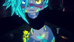 3d animated anthro belly_piercing changing_color cropped_hoodie deira fangs femboy furry furry_femboy furry_male furry_only furry_tail heterochromia knot knotted_penis male male_only niruma pinning pubic_tattoo shiny_skin smug_smile tattoo video vrchat vrchat_avatar vrchat_furry vrchat_media vrchat_model vrchat_penis wiggle