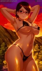 uchiha sarada from boruto: naruto next generations by sexyexxchi