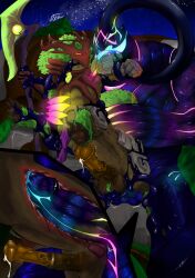 absorbing anal anal_sex animal_genitalia animal_penis antlers arm_pull axe ball_tuft balls big_balls bodily_fluids duo equid equid_taur equine equine_genitalia equine_penis flared_penis forest from_behind_position fur genital_fluids genitals goo_creature goo_drip goo_humanoid grin head_tentacle heart_symbol hecarim_(lol) hi_res holding_character horn humanoid humanoid_genitalia humanoid_penis image_sequence internal league_of_legends licking looking_at_another male male/male mammal mammal_taur medial_ring motion_lines penetration penis plant precum prison_guard_position prostate questionable_consent restrained riot_games rock sex size_difference slime slime_(blob) slime_on_body smile stomach_bulge story story_in_description submissive submissive_male taur tencent tentacle tentacle_around_arm tongue tongue_out tree tuft vein veiny_penis vithanaeko zac_(lol)