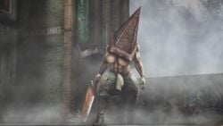 3d 3d_(artwork) 3d_model 3d_render big_breasts female female_pyramid_head fog foggy foggy_background garean_(modeler) horror horror_(theme) jaide_the_deviant muscles muscular muscular_female nightmare_waifu pyramid_head raining rule_63 sfm silent_hill silent_hill_2 solo solo_female solo_focus source_filmmaker strong strong_female