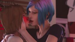 2girls 3d 720p animated chloe's_bedroom chloe_price female female/female female_only life_is_strange lordaardvark max_caulfield mp4 no_sound roots_showing tongue tongue_kiss tongue_out tongue_sucking video work_in_progress yuri