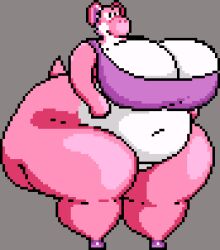 anthro big_breasts breasts chip_at_night dinosaur huge_breasts hyper_ass mario_(series) scalie thick_thighs wide_hips yoshi