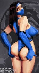 16-bit 1girls animated artist_name artist_website ass ass_focus ass_squeeze bandana big_ass big_breasts big_butt black_hair blue_bodysuit bouncing_ass brown_eyes butt_crack butt_grab elbow_gloves female female_focus female_only firez full_color gloves hand_on_butt kitana klassic_kitana leotard looking_at_viewer looking_back masked masked_female midway midway_games mortal_kombat mortal_kombat_2 pixel_art presenting presenting_ass rear_view sideboob sole_female solo thick_thighs