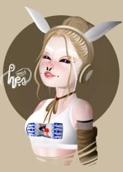 begging_for_sex bunny_ears dick_sucking_lips slutty_outfit snow_bunny watermark white_bra yvee yvee_(yanthemoonchild)