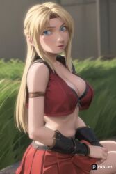 1girls ai_generated astrid_hofferson blonde_hair blue_eyes cleavage curvaceous curvy curvy_body curvy_female curvy_figure dreamworks female female_only hourglass_figure how_to_train_your_dragon light-skinned_female light_skin milf mrseyker outdoor outdoors outside pixai solo solo_female tagme voluptuous voluptuous_female