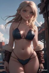 1girls ai_generated astrid_hofferson bikini bikini_bottom bikini_top blonde_hair blue_eyes cleavage curvaceous curvy curvy_body curvy_female curvy_figure dreamworks female female_only heroine horny horny_female hourglass_figure how_to_train_your_dragon inner_sideboob light-skinned_female light_skin mrseyker outdoor outdoors outside pixai solo solo_female tagme underboob viking viking_female voluptuous voluptuous_female