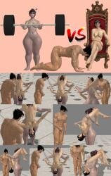 3d bandai_namco bbw comparing crossed_legs cuckold cuckold_masturbating eating_pussy fat_girl fat_vs_skinny feet foot_fetish foot_focus foot_worship glasses holding_hands incest intense_orgasm kazama_jin kazama_jun legs lifting lifting_person masturbating masturbation mei_(overwatch) milf moaning mother_and_son namco o_face orgasm overwatch overwatch_2 sitting_on_throne size_difference skinny_girl soles tekken tekken_tag_tournament_2 thighs throne toes weightlifting worshiping xnalara xps yuri