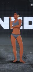 1girls cornrows dark-skinned_female dark_skin need_for_speed solo standing tagme