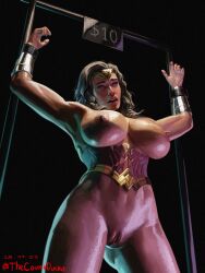 armpit armpits big_breasts bukkake captured cum_in_pussy curvy dc dc_comics injustice_2 muscular muscular_female prostitution slave superheroine thecountducko tied_up wonder_woman wonder_woman_(injustice) wonder_woman_(series)