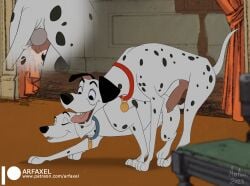 101_dalmatians anatomically_correct anatomically_correct_genitalia anatomically_correct_penis animal_genitalia animal_penis arf-fra canid canine canine_genitalia canine_penis canis canon_couple collar dalmatian disney domestic_dog duo female feral feral_on_feral feral_penetrated feral_penetrating feral_penetrating_feral floppy_ears fur genitals happy happy_sex knot male male/female male_penetrating_anthro mammal on_model penetration penis perdita pongo sex smile spots spotted_body spotted_fur tongue tongue_out white_body white_fur