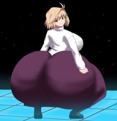 1girls animated arcueid_brunestud ass big_ass blonde_hair bubble_butt clothing dat_ass dumptruck_ass fat_ass female female_only gigantic_ass hyper hyper_ass hyper_thighs imstupid13 large_ass looking_at_viewer looking_back massive_ass melty_blood red_eyes thunder_thighs tsukihime twerking type-moon vampire wide_hips