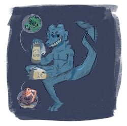 after_transformation ambiguous_gender animate_inanimate anthro bovid caprine clothing crocodile crocodilian dirty dirty_clothing dirty_socks drazil_revol fish footwear goat group hi_res male male/male mammal marine mind_break musk paws reptile scalie shark sock_transformation socks tealfolf transformation trio