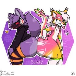 1:1 absurd_res anthro ass big_butt dragon duo eastern_dragon femboy fur furry hi_res machine male male/male mythological_creature mythological_scalie mythology original original_character original_characters protogen randompersonguy scalie tail thick_thighs whiskers