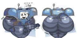 2025 ass big_butt circumcised dialogue dirt emanata english_description english_text erection fallout genitals hand_on_butt hi_res humanoid_genitalia humanoid_penis looking_back machine male male_only microsoft not_furry objectdicks open_mouth penis rear_view robot screen screen_face scrotum_flap securitron_(fallout) side_view simple_background solo sound_effects standing text thick_thighs white_background yes_man_(fallout)