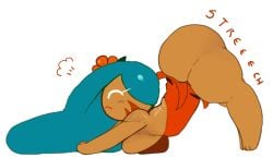 ass_exposed big_ass big_breasts breasts cookie_run cookie_run_kingdom magpiered scars stretching tiger_lily_cookie