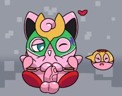 2023 crossover jigglypuff kirby kirby_(series) pokemon pokemon_(species) pussy slem waddling_head
