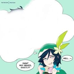 2boys anal balls big_penis blowjob braid braids clothing cum cum_in_mouth cum_on_tongue dialogue diluc_(genshin_impact) dream dreaming english_text erect_while_penetrated fantasizing fantasy femboy gay genshin_impact girly hair_grab hair_pull heart heart-shaped_pupils huge_cock human kaeya_(genshin_impact) large_penis longer_than_10_seconds male male_only male_penetrating matemi naked nude penis pulling_hair shorter_than_30_seconds stomach_bulge tagme tan_skin testicles text thought_bubble tophat_turtle twin_braids venti_(genshin_impact) video voice_acted yaoi