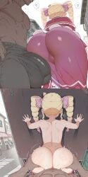 1boy 1boy1girl 1girls 2koma against_wall ai_generated ass ass ass_grab back_view beatrice_(re:zero) before_and_after big_ass big_butt blonde_female blonde_hair blonde_hair blonde_hair_female bubble_ass bubble_butt bulge bulge_through_clothing clothed clothed_female clothing completely_naked completely_nude completely_nude_female completely_nude_male dark-skinned_male dark_skin faceless_female female female_penetrated from_behind from_behind_position grabbing grabbing_from_behind huge_ass huge_butt imminent_penetration imminent_sex instant_loss instant_loss_2koma interracial light-skinned_female light_skin male male/female male_penetrating male_penetrating_female outdoor_sex outdoors outside outside_sex pale-skinned_female pale_skin penetration penis_bulge re:zero_kara_hajimeru_isekai_seikatsu round_ass round_butt sex sex_from_behind stable_diffusion standing