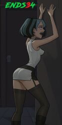 ai_assisted ai_generated ends34 female gwen_(tdi) prostitution slutty_clothes stockings total_drama_island