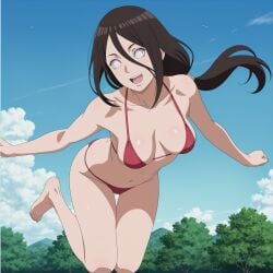 1girls adapted_costume ai_generated big_breasts bikini bikini_bottom bikini_top bing_ai boruto:_naruto_next_generations breasts cleavage curvaceous curvy curvy_body curvy_female curvy_figure feet_out_of_frame female female_only front-tie_bikini front-tie_bikini_top highleg highleg_bikini highleg_bikini_bottom hyuuga_hanabi jumping long_hair midriff naruto naruto_(series) oppai pinup pose posing purple_eyes revealing_swimsuit shiny shiny_hair shiny_skin side-tie_bikini side-tie_bikini_bottom skimpy skimpy_bikini smile solo solo_focus thick_thighs thighs very_long_hair voluptuous wide_hips
