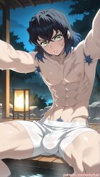 inosuke hashibira from demon slayer by kinkyfuel