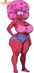alternate_ass_size alternate_body_type alternate_breast_size coldarsenal crystal_thots female garnet_(steven_universe) gem_(species) huge_ass huge_breasts huge_butt solo steven_universe