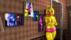 3d 4k animatronic arms_crossed arms_crossed_under_breasts bird bird_girl blue_body blue_eyes blushing_at_partner bunny bunny_ears bunny_girl bunny_tail closed_eyes disboi215 eyes_wide_open fnaf_oc fox fox_ears fox_girl fox_tail foxy_(fnaf) furry glamrock_chica_(fnaf) green_hair grey_body highres legs_crossed looking_at_wall mangle_(fnaf) naked naked_female photos_no_wall pink_body pink_cheeks pink_nipples pink_panties pink_shorts purple_body rabbit rabbit_ears rabbit_girl rabbit_tail red_body red_cheeks red_nipples robot rosy_cheeks roxanne_wolf_(fnaf) sfm silver_body silver_hair source_filmmaker topless topless_female toy_bonnet_(fnaf) toy_bonnie_(fnaf) toy_chica_(fnaf) victoria_(fnaf) wall_photos white_body wolf wolf_ears wolf_girl wolf_tail yellow_body yellow_eyes
