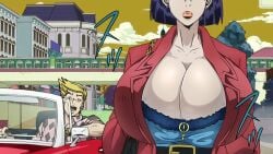anime anime_style big_breasts big_breasts big_breasts boobs_bigger_than_head breast_focus breasts breasts breasts breasts_bigger_than_head breasts_focus diamond_is_unbreakable edit evedeve huge_boobs huge_breasts huge_breasts hyper hyper_boobs hyper_breasts hyper_tits jojo's_bizarre_adventure screenshot screenshot_edit tits_bigger_than_head tomoko_higashikata